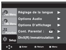 SAMSUNG DVD-P560 - Configuration du niveau d'évaluation - 1