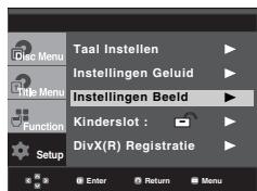 SAMSUNG DVD-P560 - De beeldopties instellen - 1