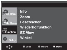 SAMSUNG DVD-P560 - Funktionsmenu verwenden (DVD/VCD) - 1
