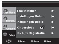 SAMSUNG DVD-P560 - Het classificationiveau instellen - 1