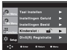 SAMSUNG DVD-P560 - Het classificationiveau instellen - 2