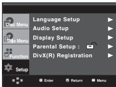 SAMSUNG DVD-P560 - Changing the Password - 1