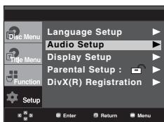 SAMSUNG DVD-P560 - Setting Up the Audio Options - 1