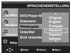 SAMSUNG DVD-P560 - Audio-Sprache wahlen - 1