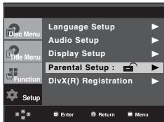 SAMSUNG DVD-P560 - Changing the Password - 2
