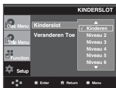 SAMSUNG DVD-P560 - Het classificationiveau instellen - 5