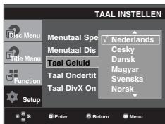 SAMSUNG DVD-P560 - Taalkeuze geluidsspoor - 1