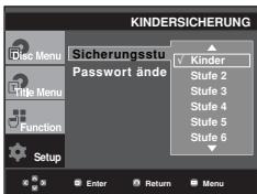 SAMSUNG DVD-P560 - Alterseinstufung einstellen - 5