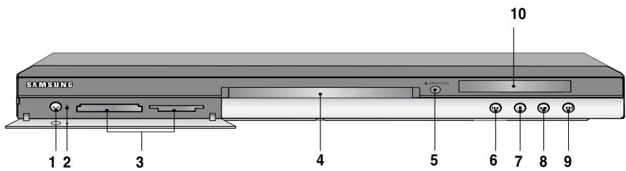 SAMSUNG DVD-P560 - Bedienelemente an der Vorderseite - 1