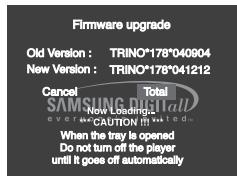 SAMSUNG DVD-P560 - Upgrade procedure - 2