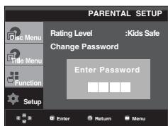 SAMSUNG DVD-P560 - Changing the Password - 4
