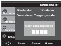SAMSUNG DVD-P560 - De toegangscode wijzigen - 4