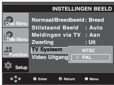 SAMSUNG DVD-P560 - De beeldopties instellen - 3