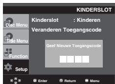 SAMSUNG DVD-P560 - De toegangscode wijzigen - 5