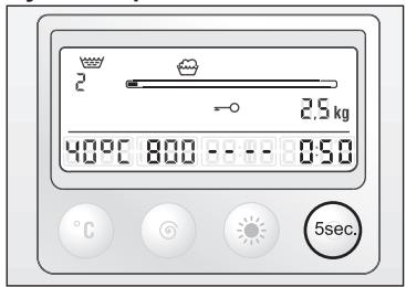 BOSCH WVD24560FF/10 - Exemple pour le programme Synthétiques 40^ - 1