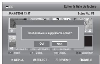 SAMSUNG DVD-SH893 - Suppression d'une scène - 1