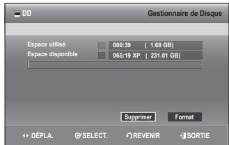 SAMSUNG DVD-SH893 - Suppression de tous les titres/des fichiers de DivX/des fichiers de musique/des fichiers de photos - 2