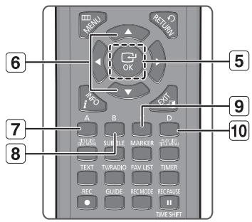 SAMSUNG DVD-SH893 - Boutons de la télécommande servant à la lecture de CD audio (CD-DA)/MP3 - 2