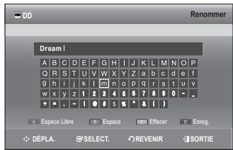 SAMSUNG DVD-SH893 - MODIFICATION DU NOM DU FICHIER MUSICAL/PHOTO/DIVX - 3
