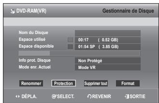 SAMSUNG DVD-SH893 - Protection d'un disque - 4