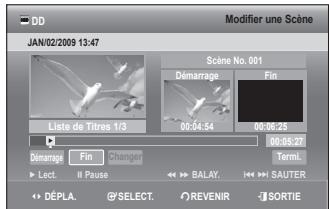 SAMSUNG DVD-SH893 - Modification d'une scène (remplacement d'une scène) - 1