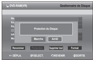 SAMSUNG DVD-SH897 - Protection d'un disque - 5