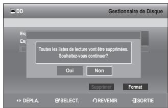 SAMSUNG DVD-SH897 - Suppression de tous les titres/des fichiers de DivX/des fichiers de musique/des fichiers de photos - 4