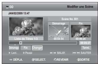 SAMSUNG DVD-SH897 - Modification d'une scène (remplacement d'une scène) - 2