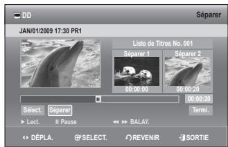 SAMSUNG DVD-SH897 - Utilisation du bouton TITLE LIST - 3