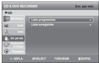 SAMSUNG DVD-SH897 - Utilisation du bouton TIMER - 1
