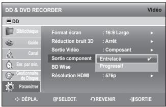 SAMSUNG DVD-SH897 - - Entrelacé - 2