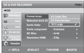 SAMSUNG DVD-SH897 - Format écran - 1