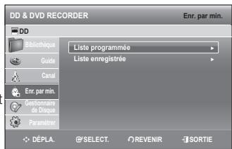 SAMSUNG DVD-SH897 - Utilisation du bouton TIMER - 2