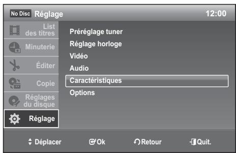 SAMSUNG DVD-VR370 - CONFIGURATION DES PARAMÉTRES - 1