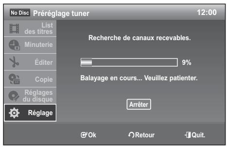 SAMSUNG DVD-VR370 - Préréglage automatique - 1