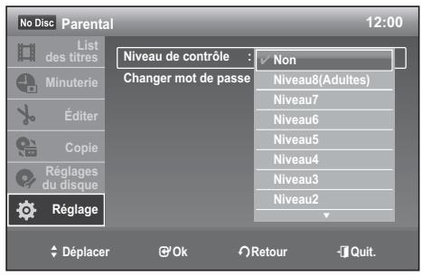 SAMSUNG DVD-VR370 - Réglage de la signalétique - 1