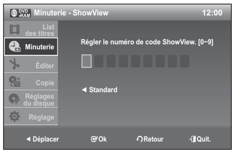SAMSUNG DVD-VR370 - UTILISATION DE LA FONCTION SHOWVIEW - 8