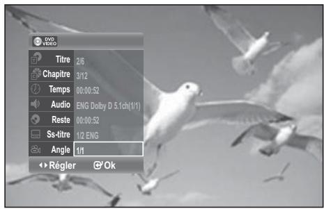 SAMSUNG DVD-VR370 - Changement de l'angle de camera - 2