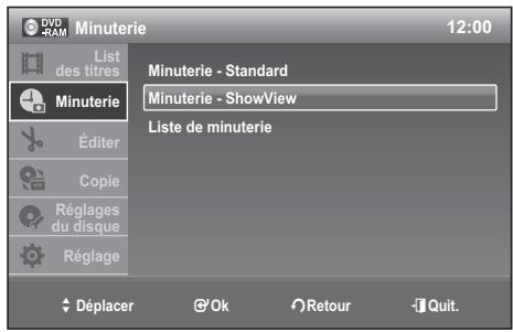 SAMSUNG DVD-VR370 - UTILISATION DE LA FONCTION SHOWVIEW - 7