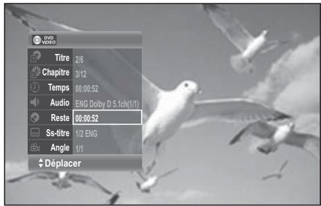 SAMSUNG DVD-VR370 - Durée Restante - 1