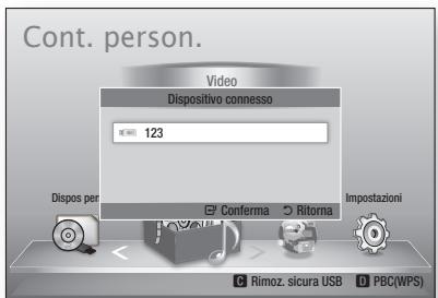 SAMSUNG BD-D6500 - Riproduzione da un dispositorio di memorizzazione USB - 2