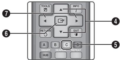 SAMSUNG BD-D6500 - Boutons de la télécommande servant à la lecture sociale - 2