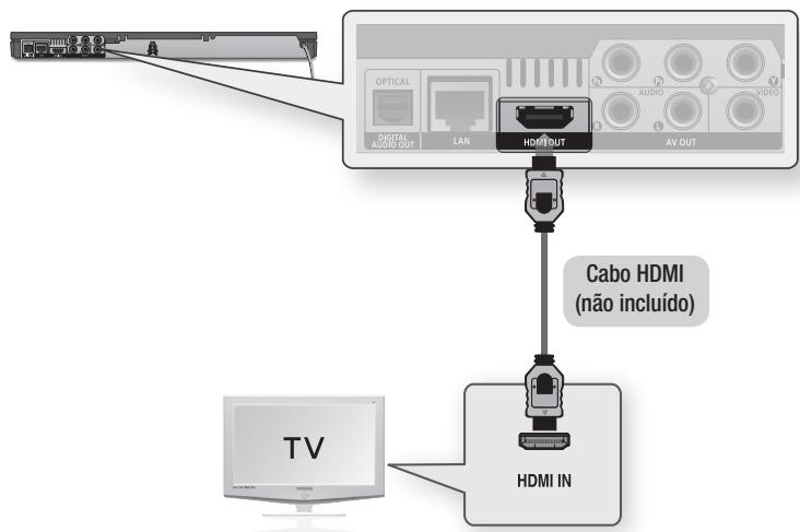 SAMSUNG BD-D6500 - Caso 1: Ligação a um teletor com um cabo HDMI - Melhor Qualidade (Recomendado) - 1