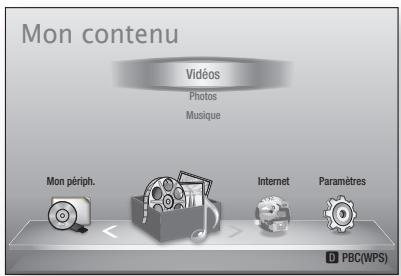 SAMSUNG BD-D6500 - Lecture de contenu à partir d'un périphérique de stockage USB - 1