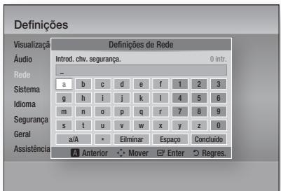 SAMSUNG BD-D6500WXZF - Configurar a Ligação de Rede Sem Fios - Auto. - 2