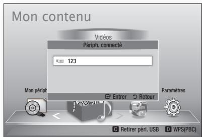 SAMSUNG BD-D6500WXZF - Lecture de contenu à partir d'un périphérique de stockage USB - 2