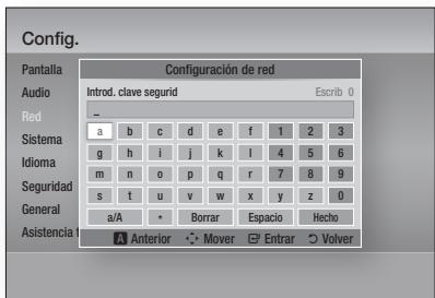 SAMSUNG BD-D6500WXZF - Configuración de la connexion de red inalámbrica - Autom. - 2