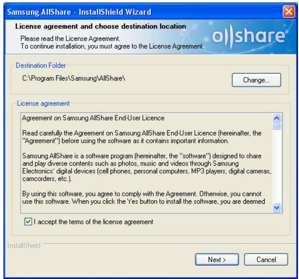 SAMSUNG BD-E6100 - AllShare برای دانلود نرم افزار - 4