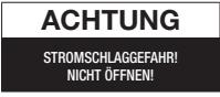 SAMSUNG BD-ES6000E - Warnung - 2