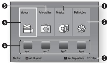 SAMSUNG BDF5500E - Navegação no Menu - 2
